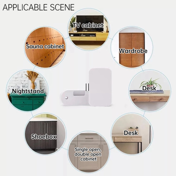 T1 Bluetooth + Tuya APP Smart Drawer Lock Invisible Lock, Support Remote Control Unlocking by bashfashion