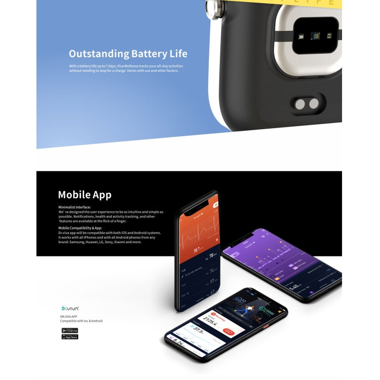 H1 1.3 inch TFT Screen IP68 Waterproof Smart Watch, Support Sleep Monitoring / Heart Rate Monitoring / ECG Electrocardiogram / Vascular Management / Body Temperature Monitoring(Orange) by bashfashion