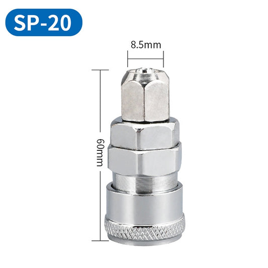 LAIZE SP-20 10pcs C-type Self-lock Air Tube Pneumatic Quick Fitting Connector by LAIZE
