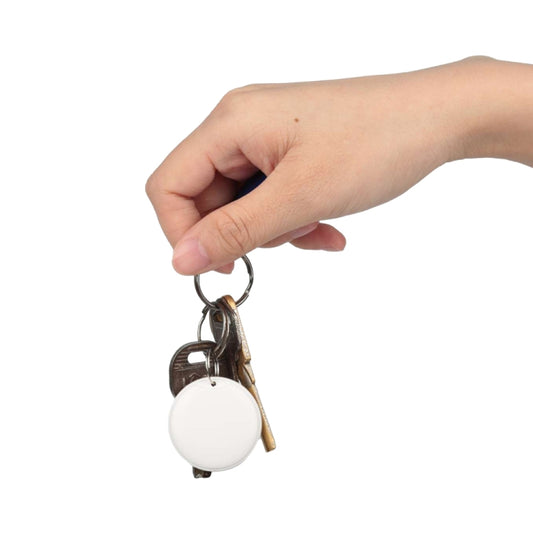 F6 Circular Global Location Tracker Anti-lost Device(White) by bashfashion