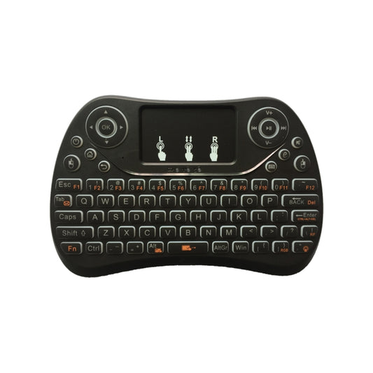 I8 Max 2.4GHz Mini Wireless Keyboard with Touchpad Rechargeable Fly Air Mouse Smart Game 7-color Backlit by bashfashion
