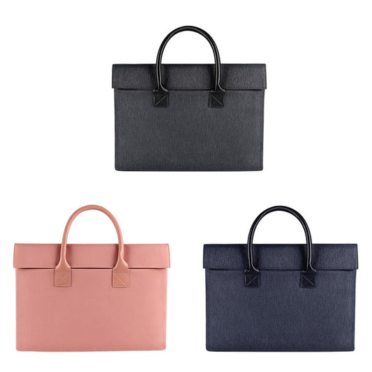 ST04 Waterproof Portable Laptop Case, Size: 13.3 inches(Navy Blue) by bashfashion