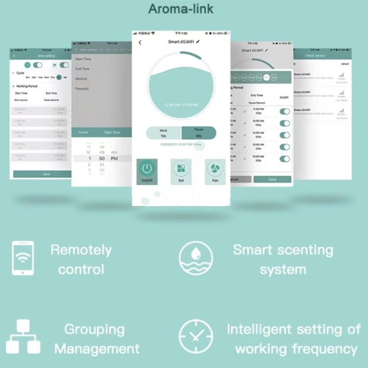 Intelligent Remote Mobile Phone Control Automatic Aromatherapy Machine(EU Plug) by bashfashion