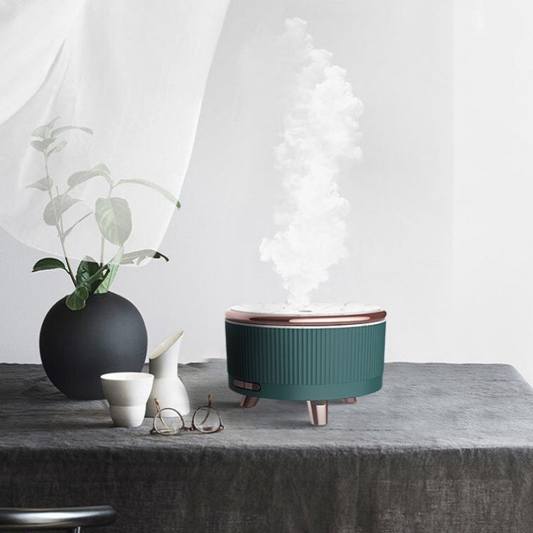 Ultrasonic Aromatherapy Diffuser Humidifier Essential Oil Diffuser US Plug(Dark Green) by bashfashion