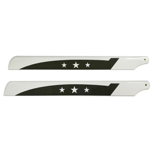 Carbon Fiber 325mm Paddle Blade 3D Propeller for 450 Helicopter Accessories by bashfashion