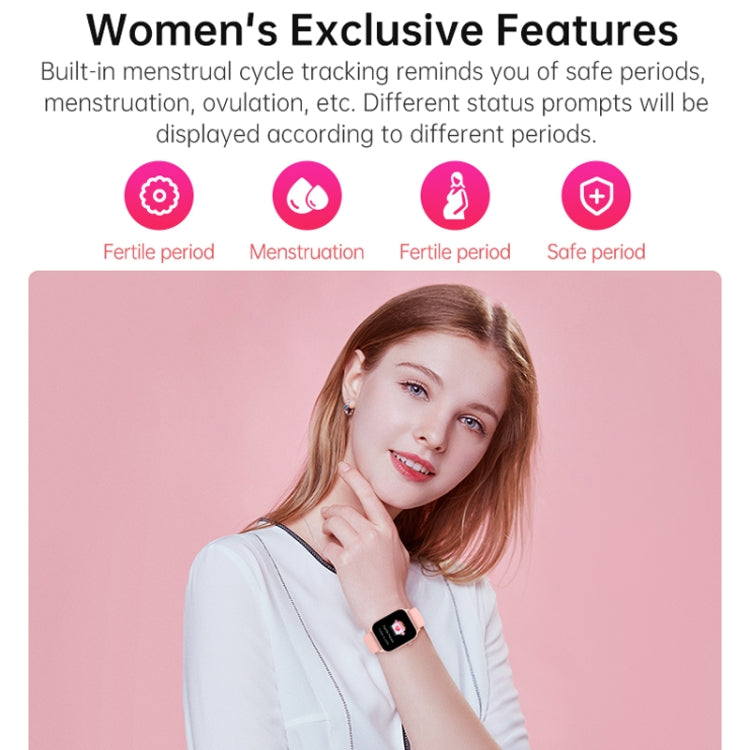 Bluetooth Talk HD Large Screen Heart Rate Oxygen Monitoring Multi-Sport Mode Smart Watch(Black) by bashfashion