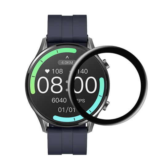 Curved 3D Composite Material Soft Film Screen Protector For Xiaomi IMILAB W12 (Black) by bashfashion