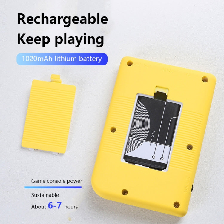 MK500 Macaron Mini Retro Classic Handheld Game Console for Kids Built-in 500 Games, Support AV Output(Pink) by bashfashion