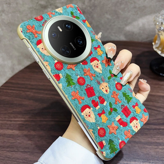 For Huawei Mate 70 Denior A18 Paint MagSafe Phone Case(Blue Christmas) by Denior