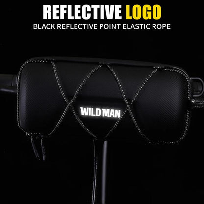 WILD MAN GD7X Mountain Bicycle EVA Hard Shell Handlebar Bag Quick Release Bracket(Army Green) by WILD MAN