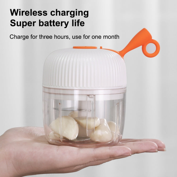 REMAX SL-BM03 Rechew Series Wireless Electric Garlic Stirrer Cordless Portable Food Processor (White) by REMAX