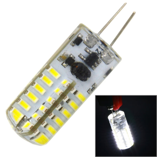 G4 3.5W 170LM Silicone Corn Light Bulb, 48 LED SMD 3014, White Light, AC/DC 12V by bashfashion