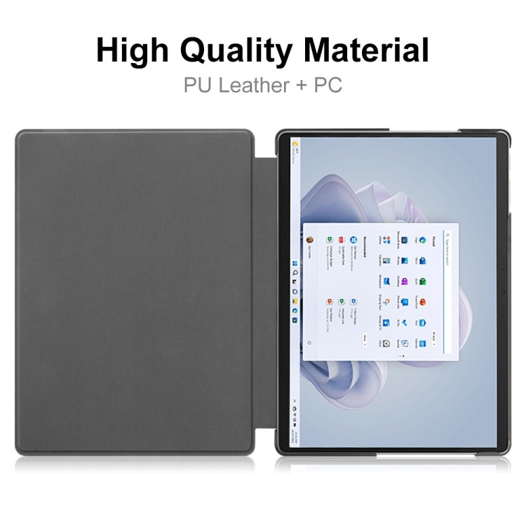 For Microsoft Surface Pro 9 / 10 / 11 JUNSUNMAY Custer Painted Stand Leather Tablet Case(Galaxy) by JUNSUNMAY