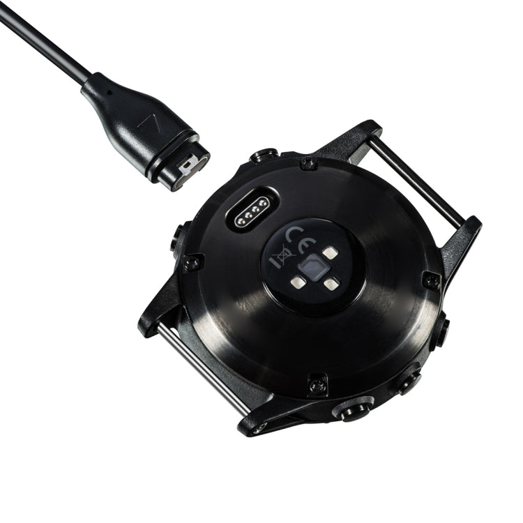 For Garmin Instinct 2X Solar Type-C Port Watch Charger With Data Transmission(Black) by bashfashion