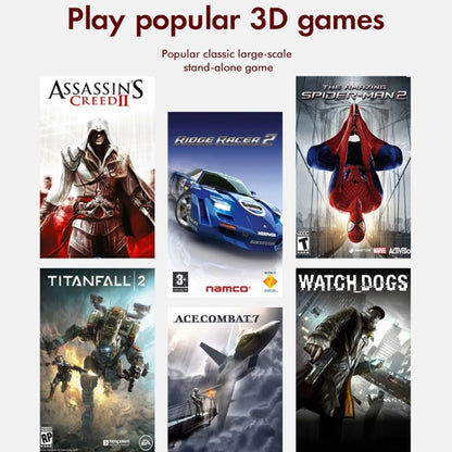 GD10 64G Built-In 30000+ Games Dual System Set-Top Box 3D Home 4K HD TV Game Console Box US Plug(Black) by ANBERNIC