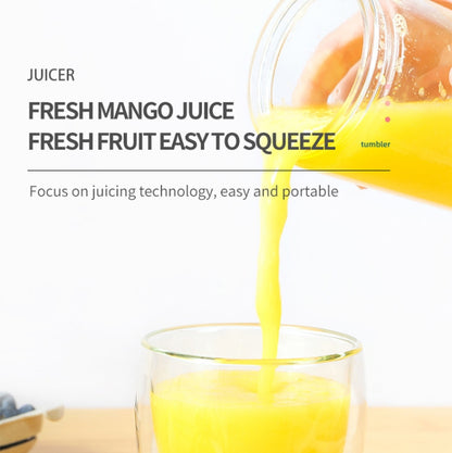 Mini Portable Usb Juice Machine Multi-Function Electric Charging Household Juicer( White) by bashfashion