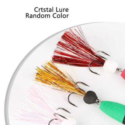 W.P.E PMG-M Foam Hook Soft Worm Bait Three Anchor Hook Fake Lures, Size: M(11) by W.P.E