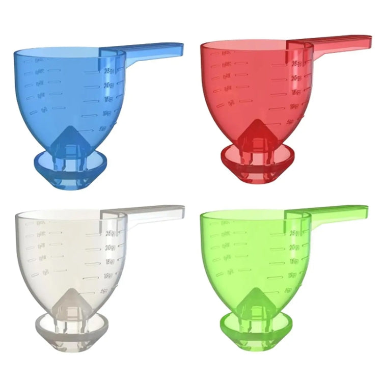 Convenient Measuring Scoop Overflow-proof Funnel Multifunctional Water Bottle Scoop(Transparent) by bashfashion