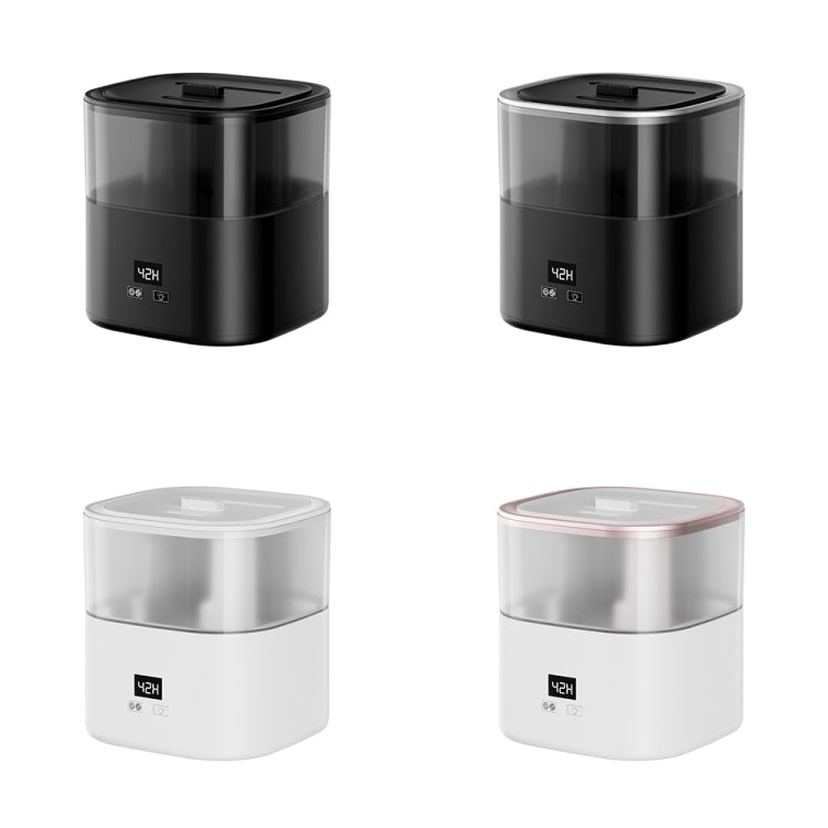 JSQ-58 1.1L large Capacity Digital Display Flame Atomization Humidifier, Color: Matt Black(UK Plug) by bashfashion