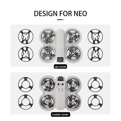 For DJI Neo CQT Drone Landing Scratch Protective Cover Prevent Finger Scratch Protective Cover Accessories, Color: Lower Gray by CQT