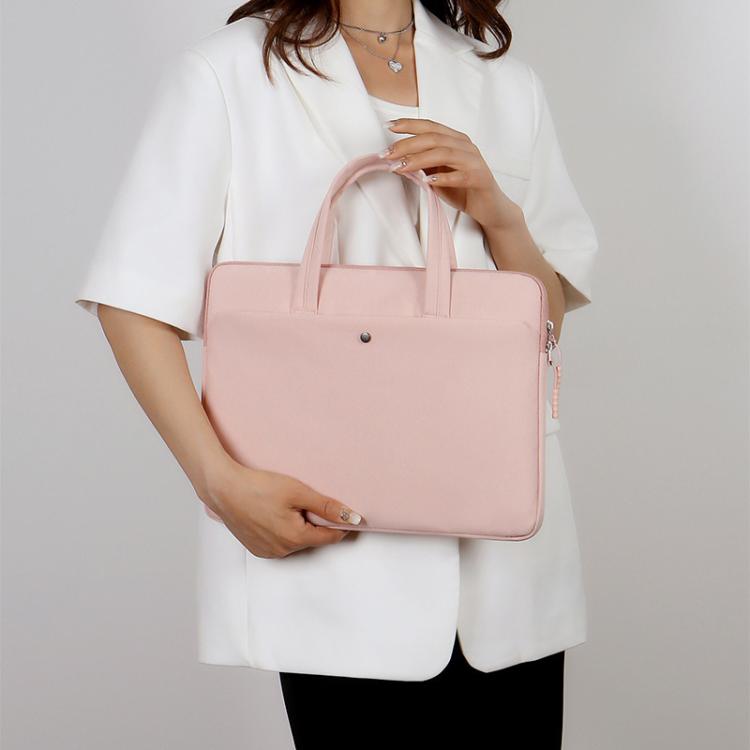 15-15.6inch Universal Laptop Bag Briefcase Multifunctional Shockproof Computer Bag, Color: Gray by bashfashion