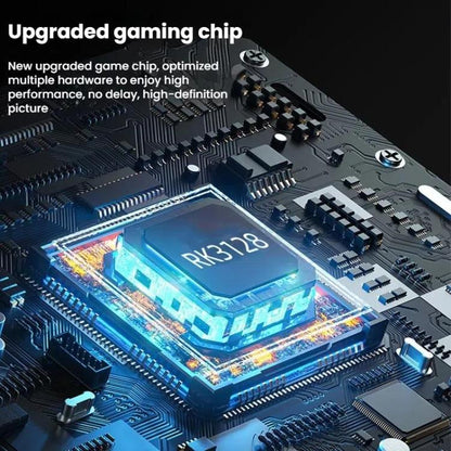 XF43 Retro Handheld Game Console Open Source 4.3 Inch Large Screen Gaming Video Players Console 64G(Black) by bashfashion