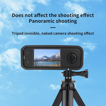 For Insta360 X5 360 Camera CQT Expandable Protective Cage Shockproof Case Horizontal Black by CQT